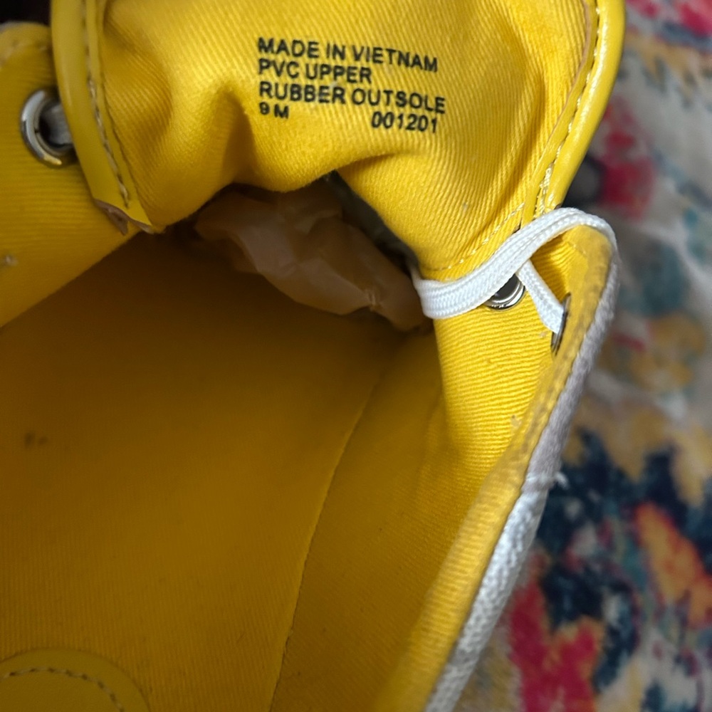 Michael Kors Yellow, Gray and Cream Sneakers - Picture 6 of 13